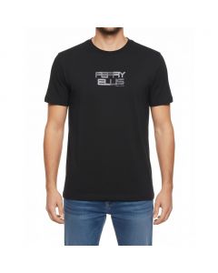 Perry Ellis Men&#039;s Round-Neck T-Shirt with Logo
