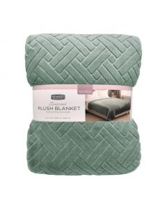 Selection Textured Queen Blanket 228.6 cm x 228.6 cm / 90&quot; x 90&quot;