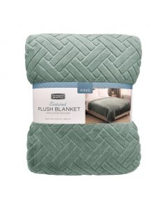 Selection Textured King Blanket 274.32 cm x 228.6 cm / 108&quot; x 90&quot;