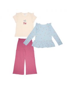 Pekkle Set with Pants for Girls 3 Pieces