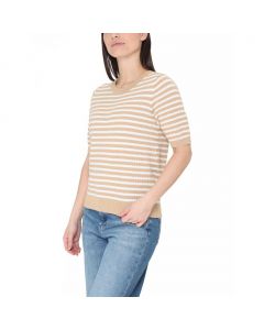 Nicole Miller Women&#039;s Textured Short-Sleeve Blouse