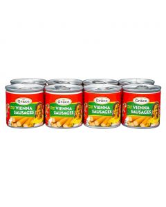 Grace Regular Vienna Sausages in Can 8 Units / 140 g / 4.9 oz