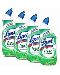 Lysol Forest Rain Toilet Bowl Cleaner Gel 4 Units / 709 mL