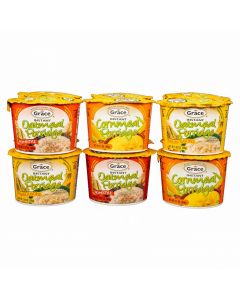 Grace Assorted Instant Porridge Individual Cups 12 Units