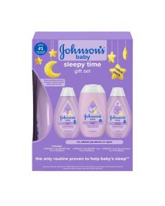 Johnson&#039;s Baby Sleepy Time Gift Set with Calming Bath, Lotion, and Shampoo 3 Units / 400 mL