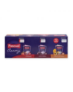 Pascual Creamy Pasteurized Yogurt Assorted Flavors 12 Units / 125 g
