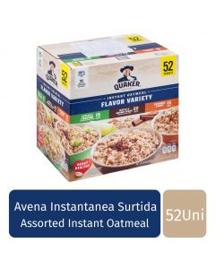 Quaker Instant Oatmeal 52 Units / 43 g / 1.51 oz