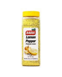 Badia Lemon Pepper - Ideal for Special Recipes 680.4 g / 24 oz