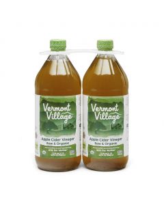 Vermont Village Organic Apple Cider Vinegar 2 Units /  946 mL / 32 oz