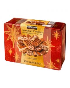 Kirkland Signature European Sweet Cookies with Belgian Chocolate 1.4 kg / 3 lb