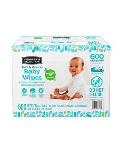 Selection Hypoallergenic Baby Wipes 6 Packs / 100 Units
