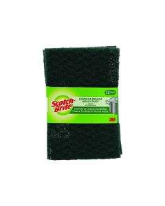 Scotch-Brite Heavy Duty Scour Pad Green 12 Units