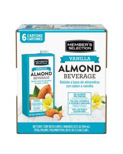 Selection Vanilla Almond Beverage 6 Units / 946 mL / 32 oz