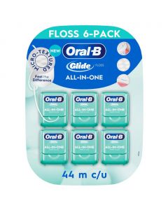 Oral B Glide All-in-one Dental Floss 6 Units / 44 m