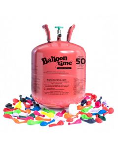 Balloon Time Jumbo Helium Tank with Balloons