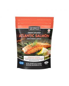 Selection Frozen Boneless Salmon Portions with Skin 680 g / 1.5 lb