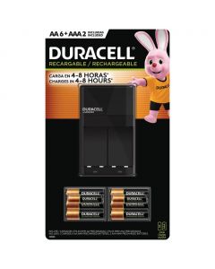 Duracell Recharge Set for 6 Batteries AA and 2 AAA